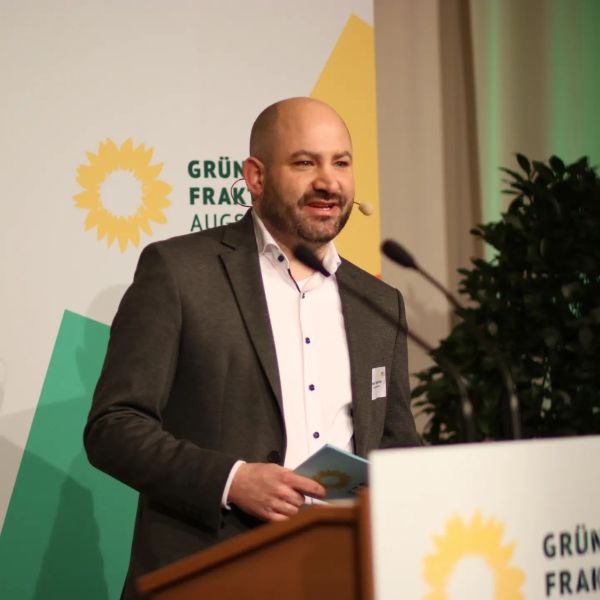 Peter Rauscher, Stadtrat und Fraktionsvorsitzender der Augsburger Grünen